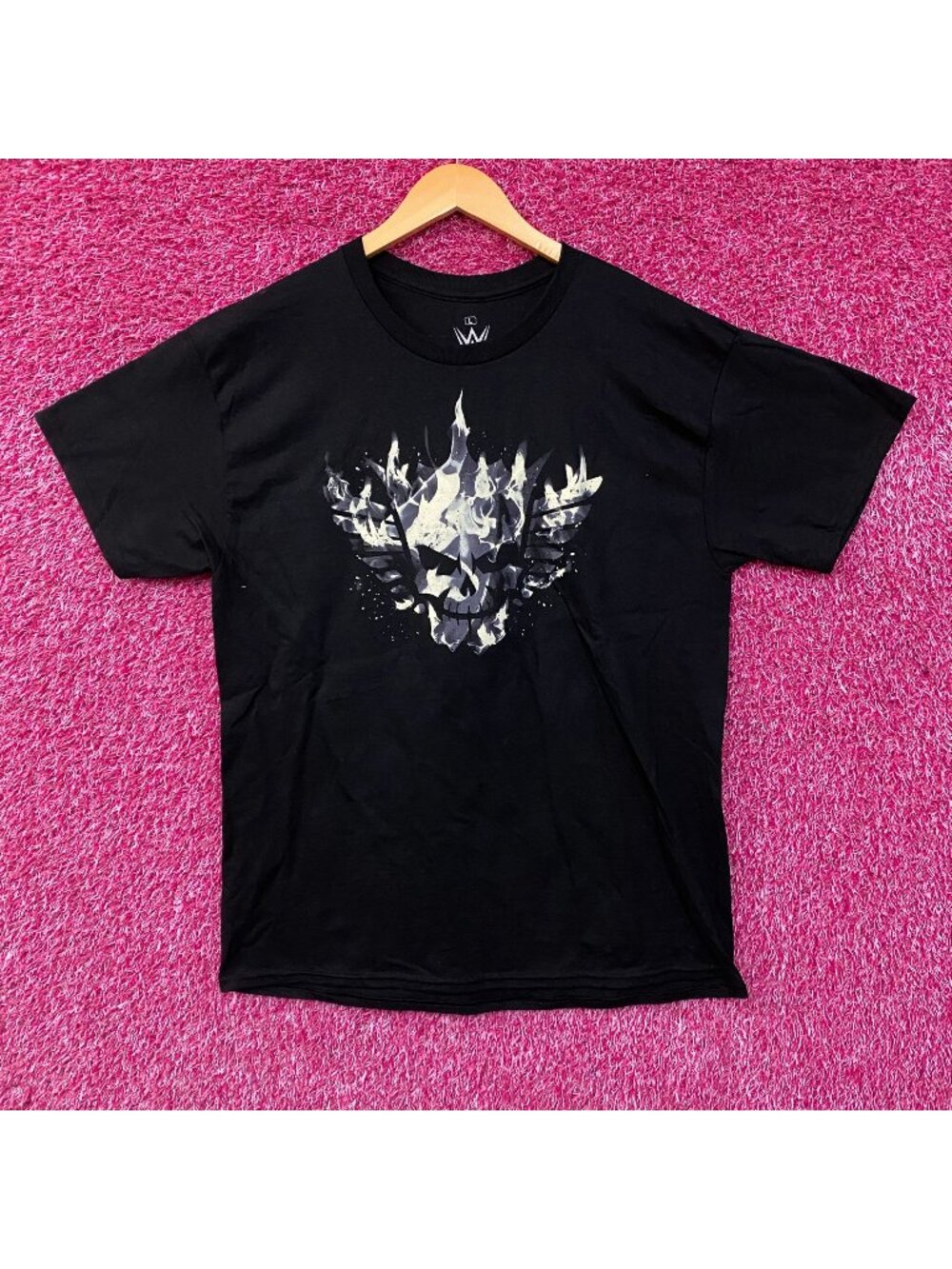 Ripple Junction American Nightmare Cody Rhodes Blue Tonal Fire T-Shirt Large